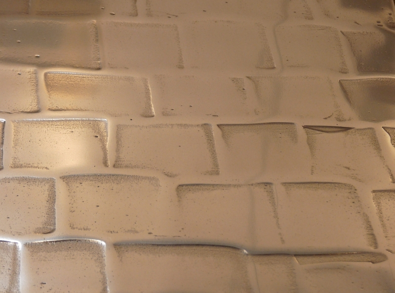 Midas Metall Silberlegierung Brick stone design | © Brick stone design